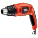 Фен технічний мережевий BLACK+DECKER KX1692-QS (1.6 кВт, 130- 550°С, 250- 450 л/хв, 2 режими)
