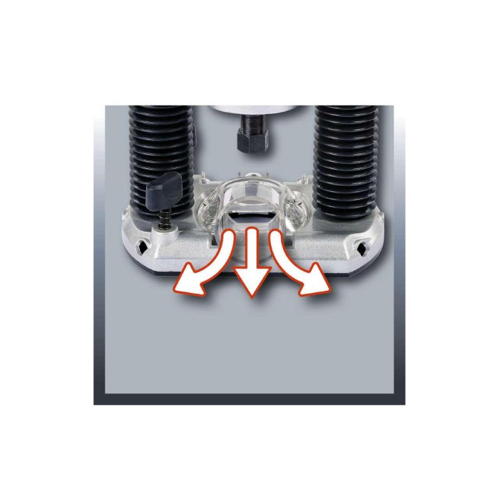 Фрезер Einhell TC-RO 1155 E, 1100 Вт, 11000-30000 об/хв., цанга 6-8 мм, діаметр фрези 30 мм, вага 3,7 кг