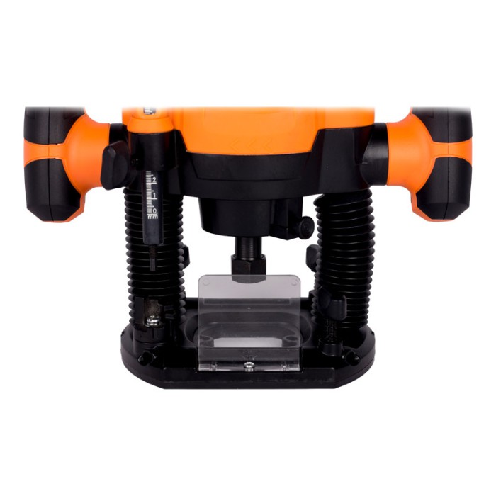 Фрезер для дерева ручний електричний Tekhmann TR-12/2000 (2000 Вт, 2 цангові патрони 8 і 12 мм, набір фрез)