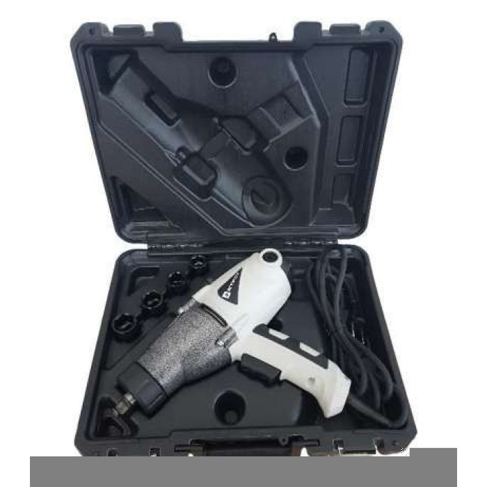 Гайковерт ударний Елпром ЕГЕ-1200, 1200 Вт, 2200 об/хв, 450 Нм, кейс, 4 змінні головки в комплекті