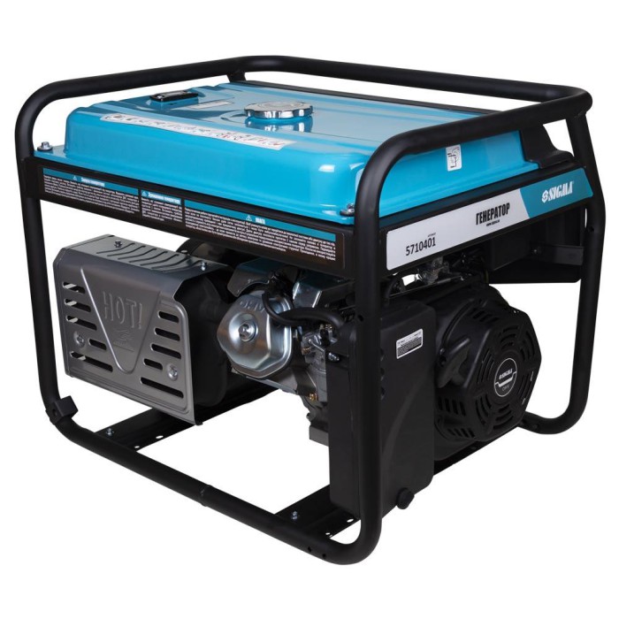 Генератор бензиновий 2.8/3.0 кВт 4-тактний ручний запуск SIGMA (5710401) Генератор бензиновий 2.8/3.0 кВт 4-тактний ручний запуск SIGMA (5710401)