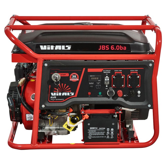 Генератор бензиновий Vitals JBS 6.0 ba