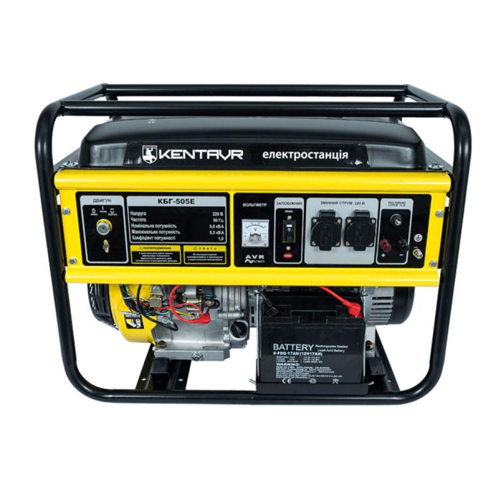 Генератор бензиновий Кентавр КБГ505Е (L)