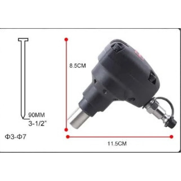 Гвоздезабівателі пневматичний (до 90 мм, магнітний наконечник) AEROPRO MSN90