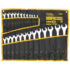 Ключи рожково-накидные MasterTool 71-2125, набор 25 шт ролл (6-28,30,32)