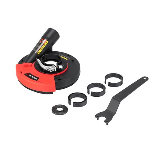 Кожух із пиловідводом під КШМ 125 мм, для шліфування INTERTOOL ST-0004