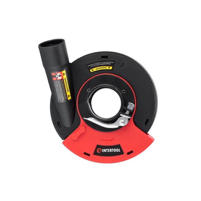 Кожух із пиловідводом під КШМ 125 мм, для шліфування INTERTOOL ST-0004
