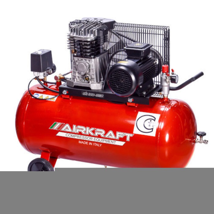 Компресор 100 л, 360 л/хв, 220 В, 2,2 кВт AIRKRAFT AK100-360M-220-ITALY
