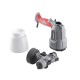 Краскопульт электрический INTERTOOL DT-5055, HVLP 550 Вт., форсунка 1.8 мм, бачок 800мл