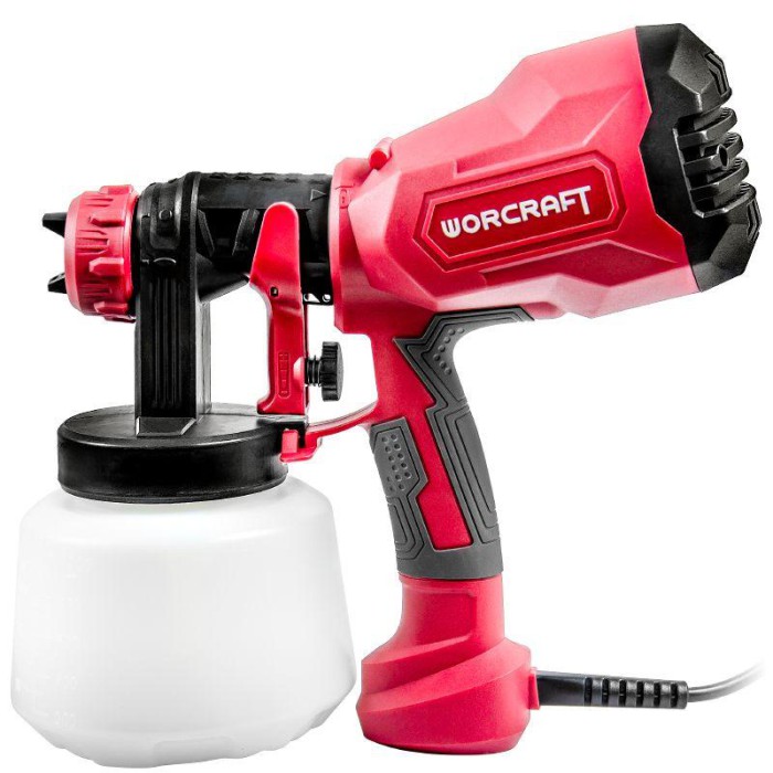 Електричний фарбопульт Worcraft SG04-1000 (дві форсунки 1,8 і 2,6 мм)