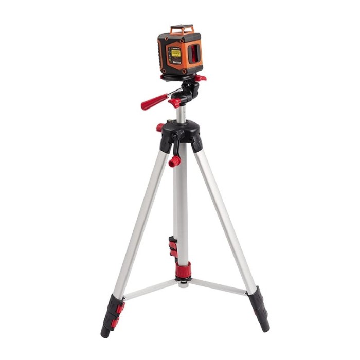 Лазерний рівень Tekhmann TSL-5, робоча відстань 20 м, горизонтальний промінь, вертикальний промінь, червоний діод