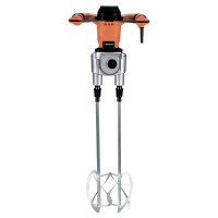 Міксер будівельний Tekhmann TEM-1600 Twin, 1600 Вт, регулювання обертів, плавний пуск, 2 швидкості