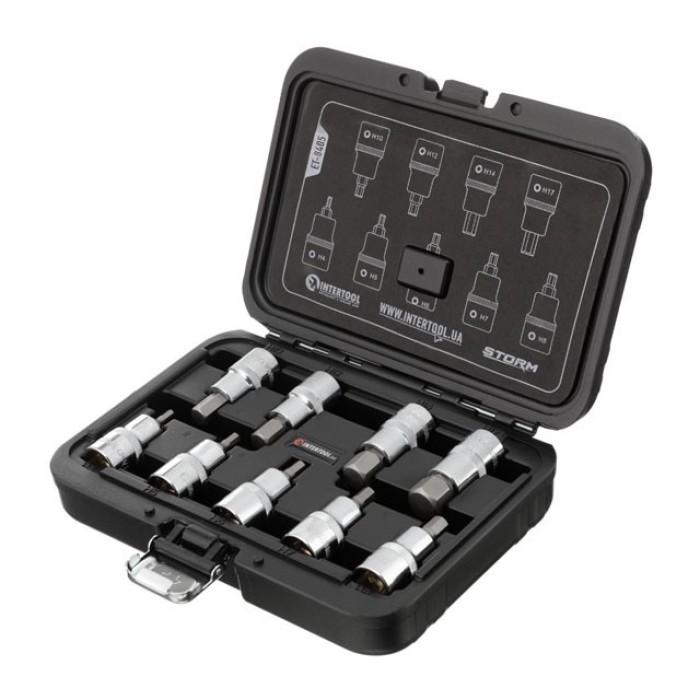 Набір біт INTERTOOL ET-8405, HEX 1/2