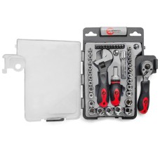 Набір інструменту INTERTOOL ET-6003, 43 од., 3/8" & 1/4", Cr-V