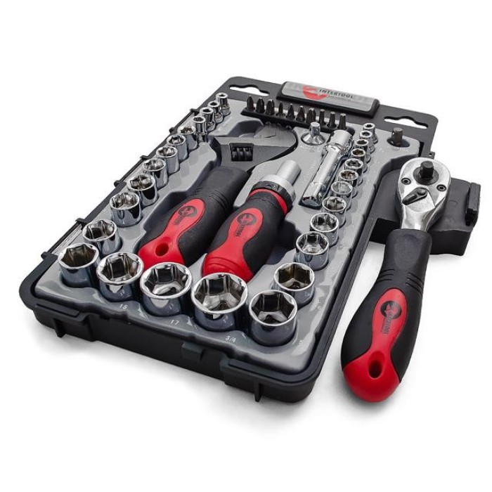 Набір інструменту INTERTOOL ET-6003, 43 од., 3/8