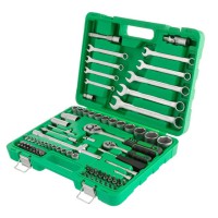 Набір інструментів INTERTOOL ET-6082SP, 1/2" і 1/4", 82 од,