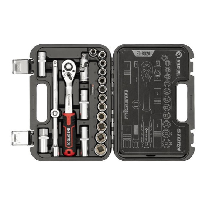 Набір інструментів INTERTOOL ET-8020, 1/2