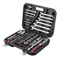 Набор инструментов INTERTOOL ET-8082, 1/2" & 1/4", 82ед., Cr-V STORM