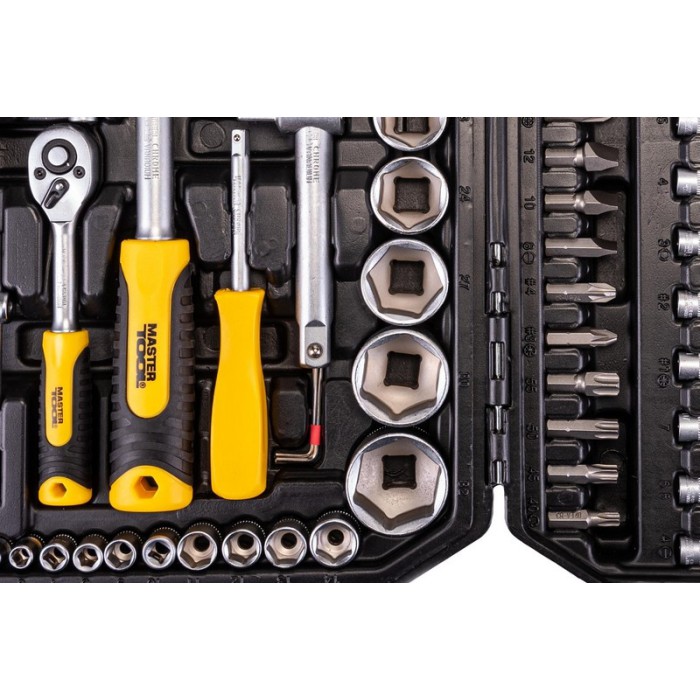 Набір ключів і насадок торцевих MASTERTOOL 78-5094, CV 1/4