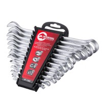 Набір ключів комбінованих INTERTOOL HT-1303, 12 од. дюймових 1/4"-15/16"