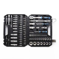 Набір насадок (інструментів) торцевих c тріскачкою CrV 1/4, 1/2 (90Т) (94 шт.) Apro