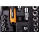 Набір насадок торцевих MASTERTOOL 78-4021-PF, PROFI CrV 1/2
