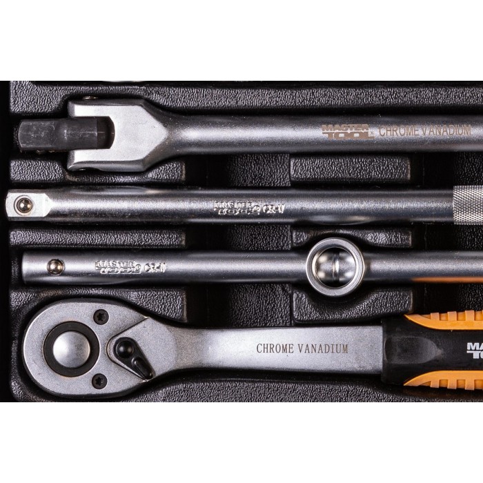 Набір насадок торцевих MasterTool 78-4124 PROFI, CrV 1/2