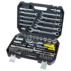 Набір насадок торцевих і біт 1/4", 1/2" 82 шт CrV mid SIGMA (6001551) Набір насадок торцевих і біт 1/4", 1/2" 82 шт CrV mid SIGMA (6001551)