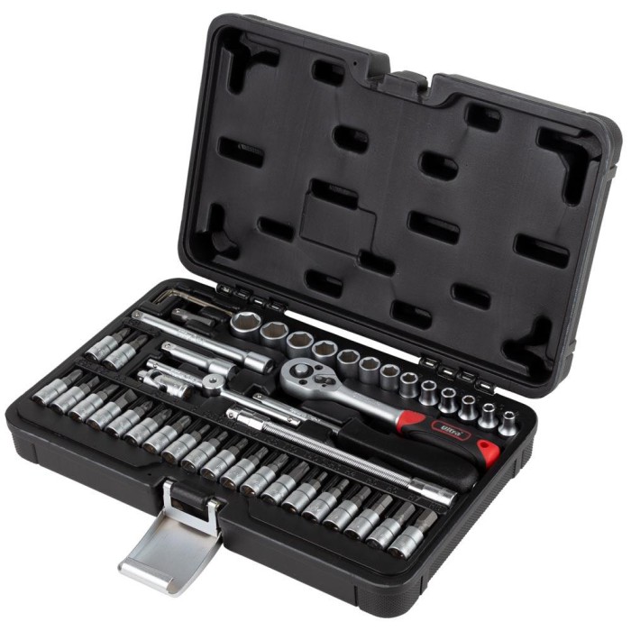 Набір насадок торцевих і біт 1/4