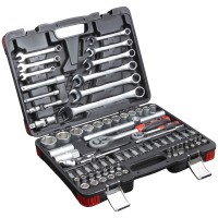Набір насадок торцевих і біти 1/4", 1/2" 82 шт CrV ULTRA (6001142)