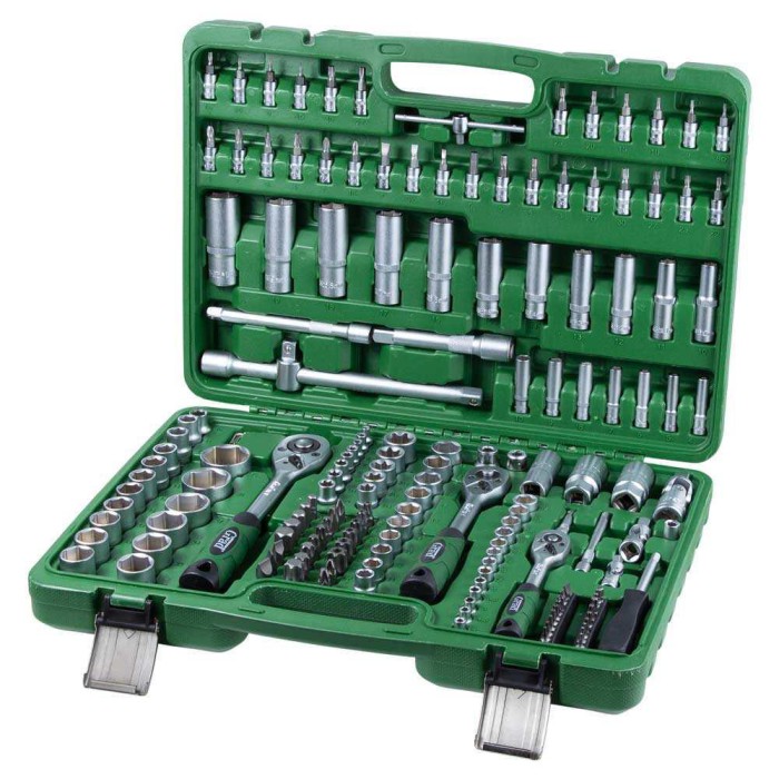 Набір насадок торцевих і біти 1/4