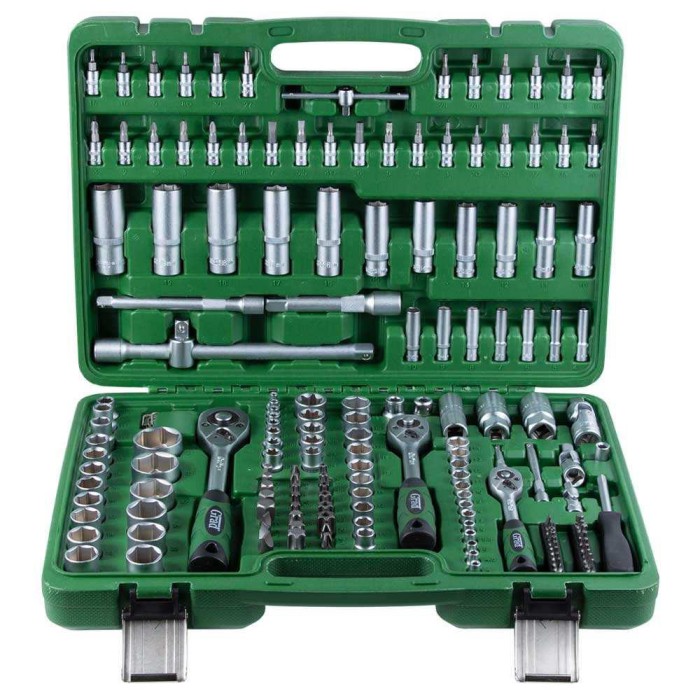 Набір насадок торцевих і біти 1/4