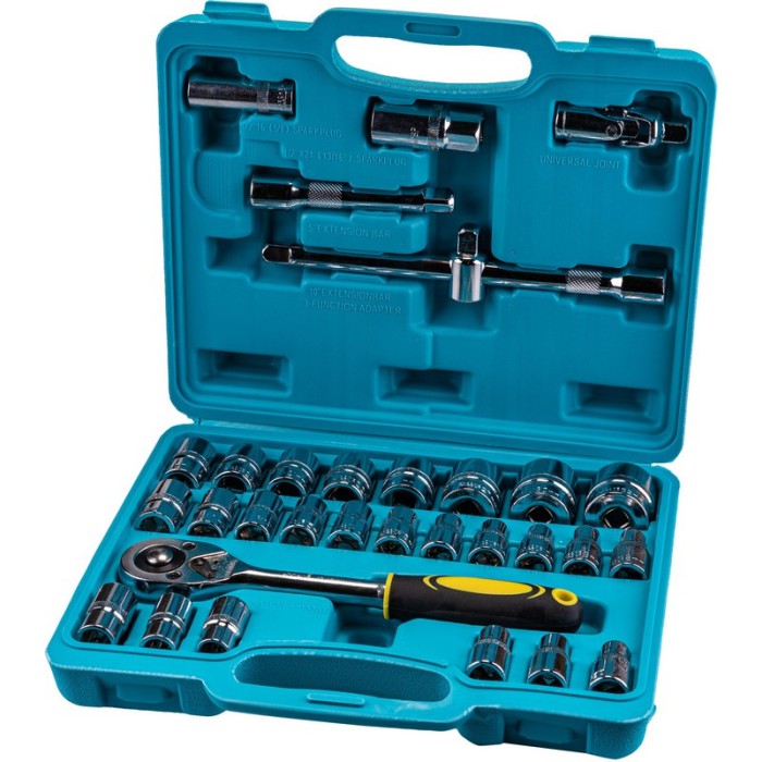 Набір насадок торцевих ТИТУЛ 78-6032 (CrV 1/2