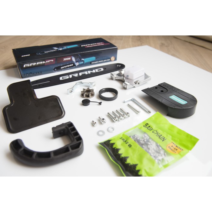 Насадка на болгарку ланцюгова пила Grand 300 м (механічна подача масла)