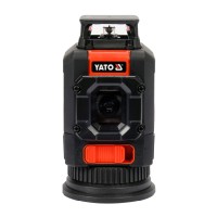 Нивелир лазерный самонивелирующий YATO YT-30435: 5 лучей, точность - ±3 мм/10 м, верт./гориз. лучи