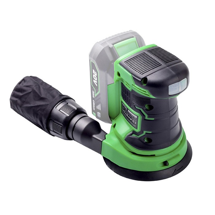 Орбітальна шліфувальна машина акумуляторна APRO OS-20 (125 мм, без акумулятора і ЗУ)