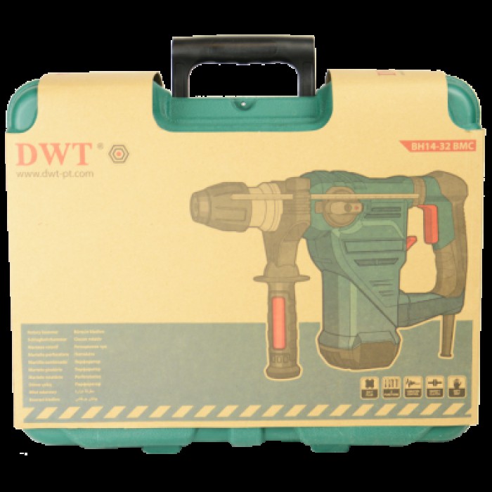 Перфоратор DWT BH14-32 BMC, SDS-Plus, 3 режима, 5 Дж, 4250 уд/мин, 860 об/мин, кейс