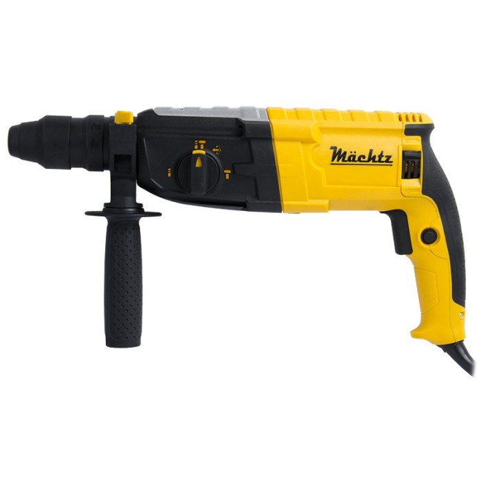 Перфоратор Machtz MRH-1250S DFR, SDS-plus, 1250 Вт, 1300 об/хв, 4800 уд/хв, 3.8 Дж, змінний патрон DFR