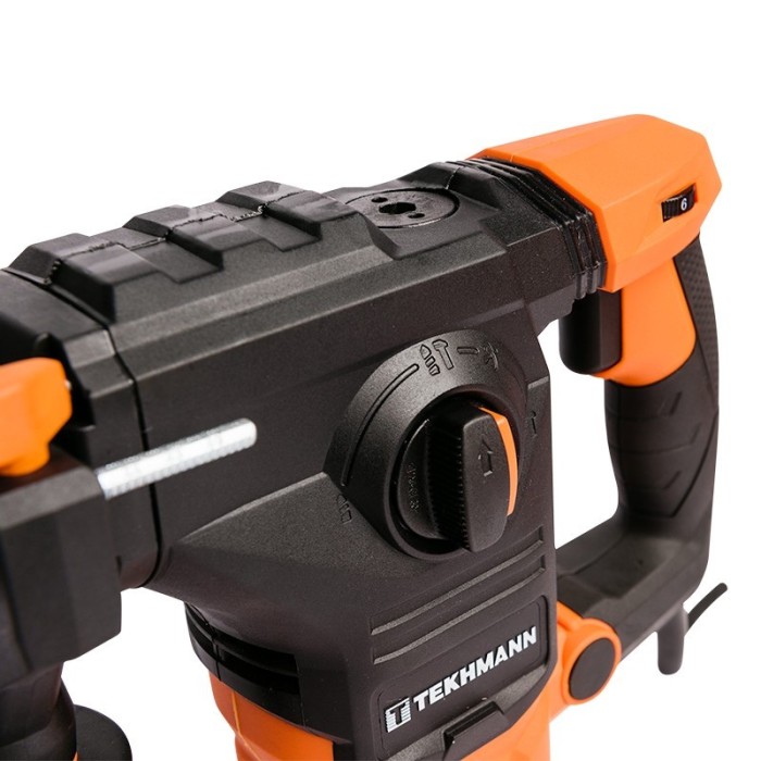 Перфоратор Tekhmann TRH-1650, SDS-plus, 1650 Вт, 850 об/хв, 4100 уд/хв, 6.5 Дж, кейс, 3 режиму