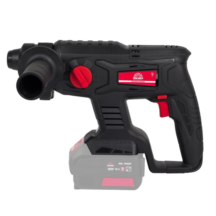 Перфоратор аккумуляторный Vitals Professional ARa 2218P BS, SDS-plus, 18 В, 1400 об/мин, 4500 уд/мин, 1.7 Дж