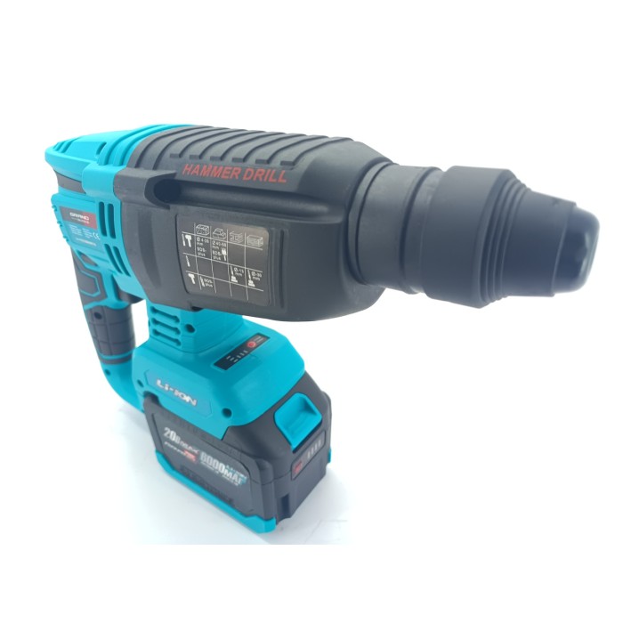 Перфоратор бесщеточный аккумуляторный Grand ПА-20/26BL (20 В, 6 А*ч, кейс)