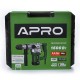 Перфоратор бочковой APRO 5,5Дж, 1500В, SDS+, 1500H, кейс