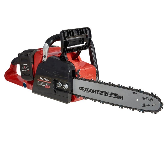 Пила акумуляторна Vitals Master AKZ 3604a SmartLine, 36-В, без акк., шина 350 мм, швидкість ланцюга 16 м/с