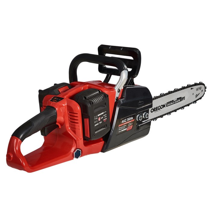 Пила акумуляторна Vitals Master AKZ 3604a SmartLine, 36-В, без акк., шина 350 мм, швидкість ланцюга 16 м/с