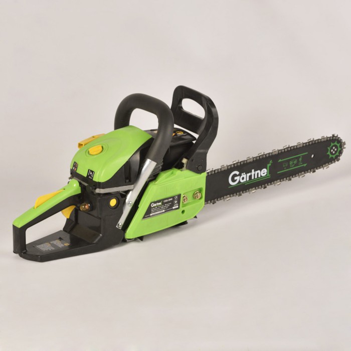 Пила бензинова Gärtner CSG-3040, 3 кВт, 4.1 л. с., 45 см3, шина 406 мм, крок ланцюга 0,325, праймер, легкий пуск