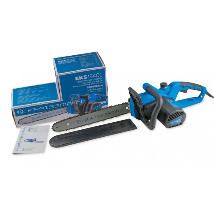 Пила ланцюгова електрична KRAISSMANN EKS'2401, 2400 Вт, шина 405 мм