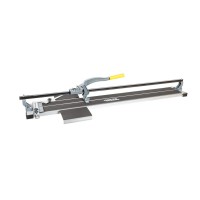 Плиткорез MasterTool 80-4121, монорельс 1200 мм с поперечной платформой, ПРОФИ, подшипниках
