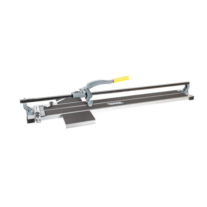 Плиткорез MasterTool 80-4121, монорельс 1200 мм с поперечной платформой, ПРОФИ, подшипниках