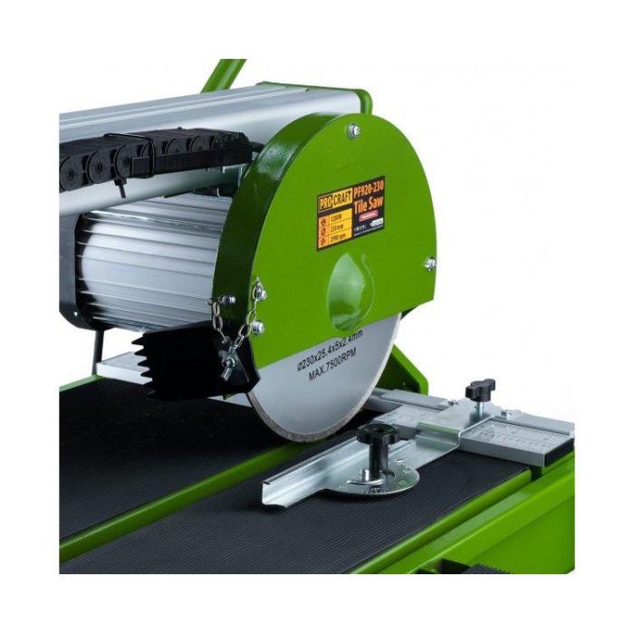 Плиткоріз електричний PROCRAFT PF920/230, 1200 Вт, 2990 об/хв, диск 230 мм, глибина різання 43 мм