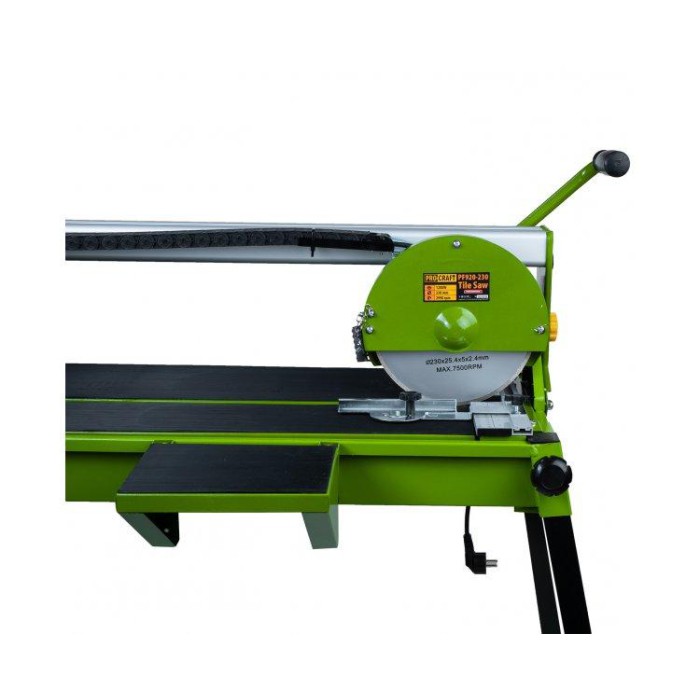 Плиткоріз електричний PROCRAFT PF920/230, 1200 Вт, 2990 об/хв, диск 230 мм, глибина різання 43 мм